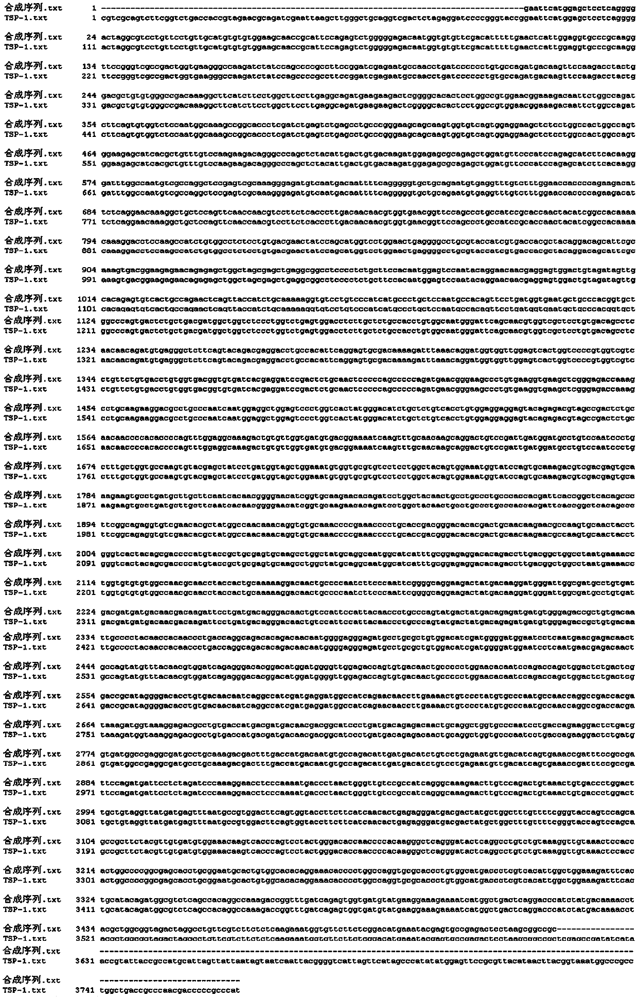 Preparation and application of high expression TSP-1 stem cell for promoting regeneration of neuron axon