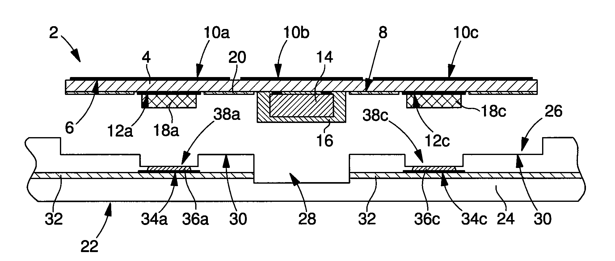 Process for the Production of an Electronic Card having an External Connector and Such an External Connector