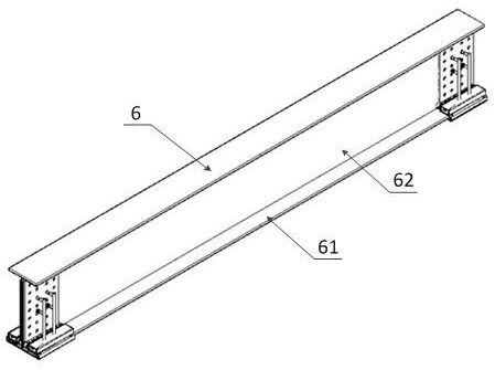 Steel beam connecting plate mounting device and steel beam connecting plate mounting method