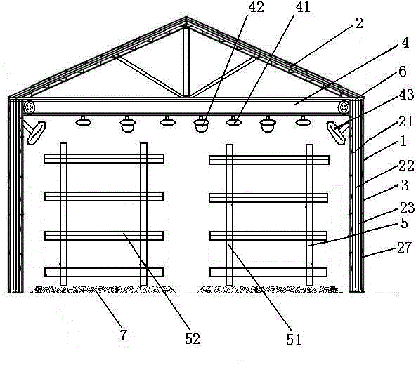 Greenhouse planting method of cedrela sinensis