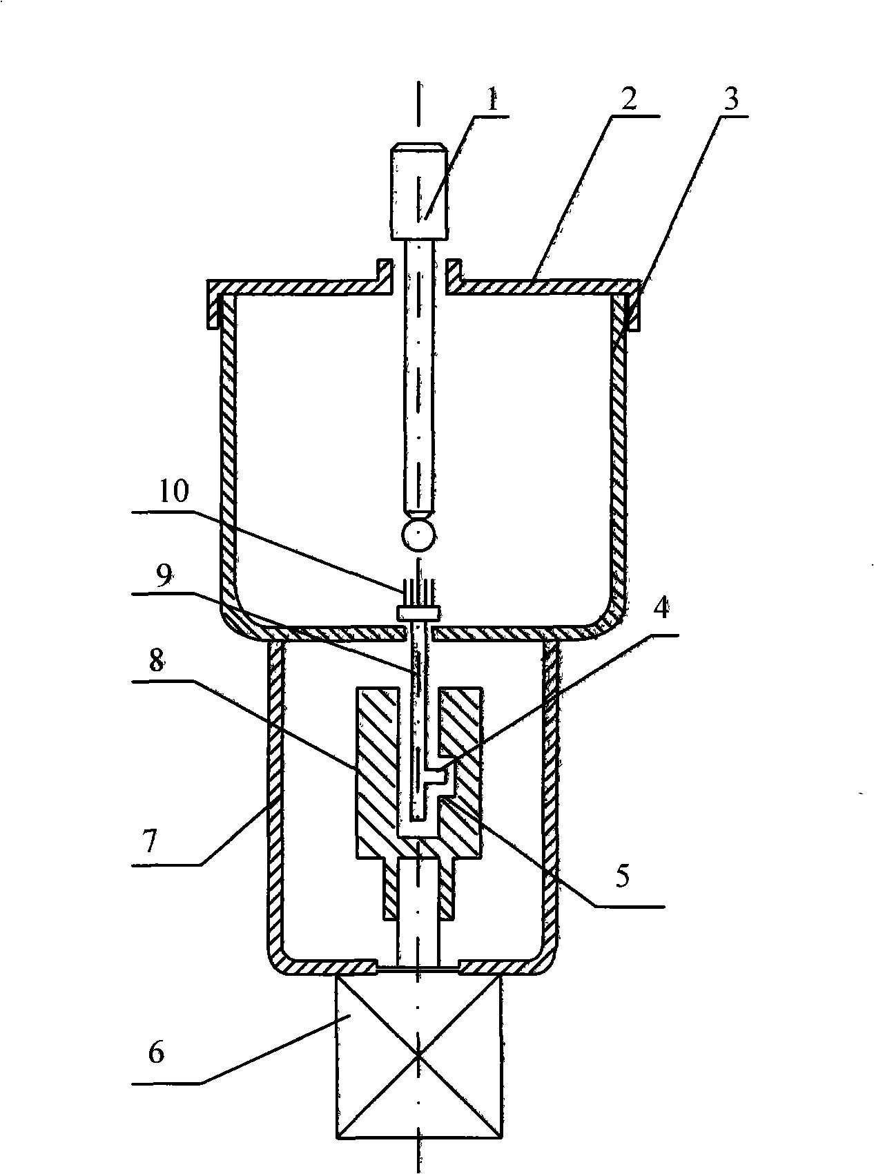 On-line automatic cleaning device for electro-chemistry glass electrode