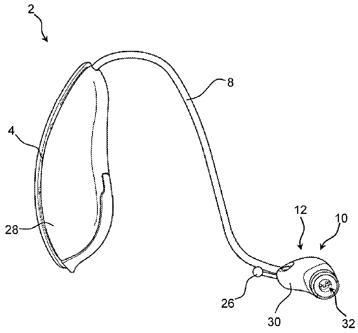 Hearing aid device and method for feedback reduction