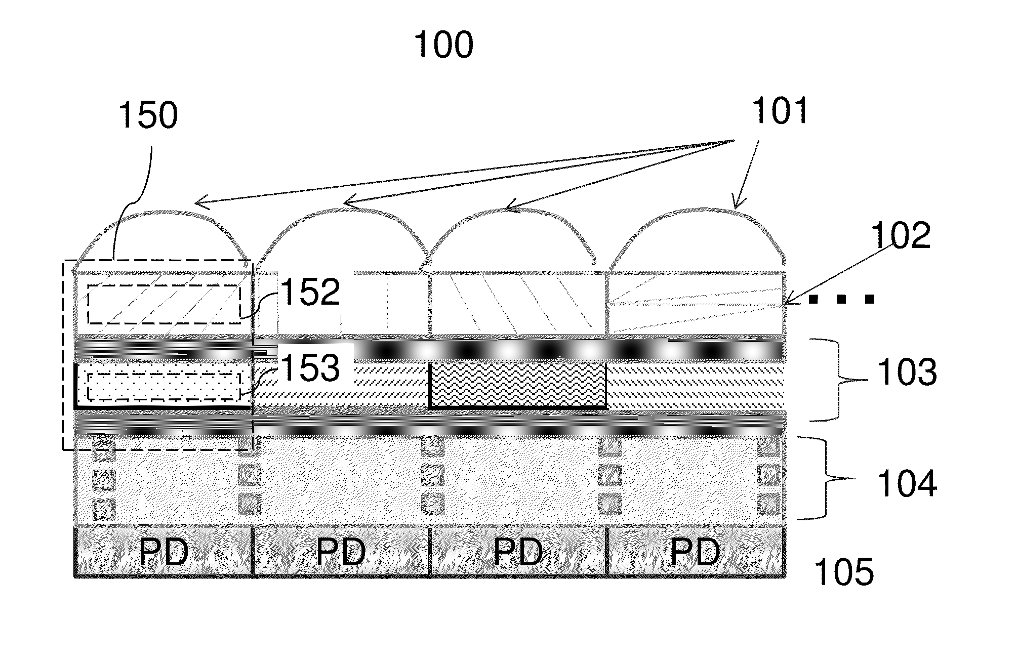 Multispectral imager with hybrid double layer filter array