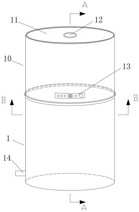 Pat extrusion type full-automatic washing machine