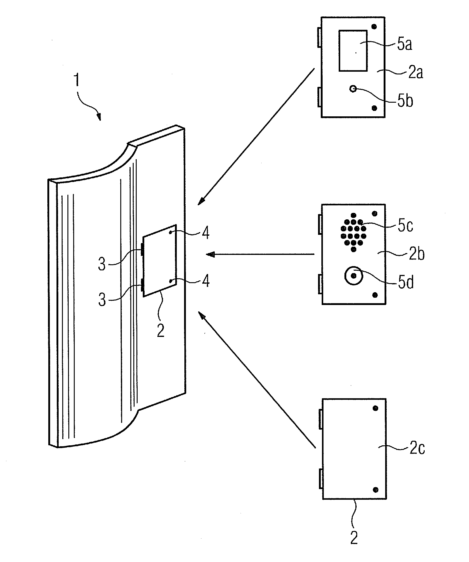 Interior panel of a vehicle