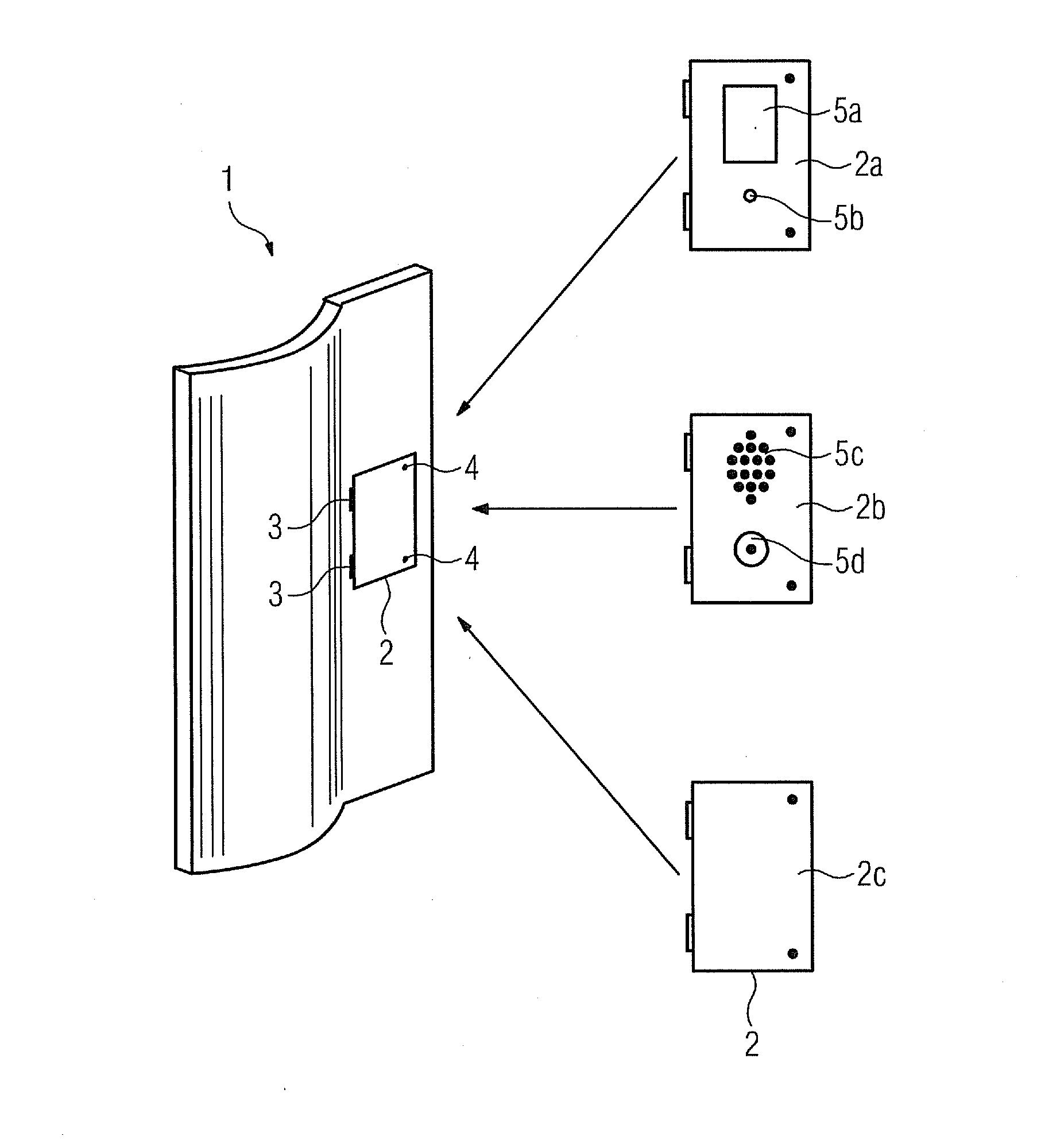 Interior panel of a vehicle