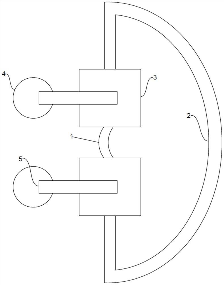 Flushing device for ophthalmology