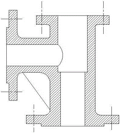 Right-angled manual valve based on pilot structure