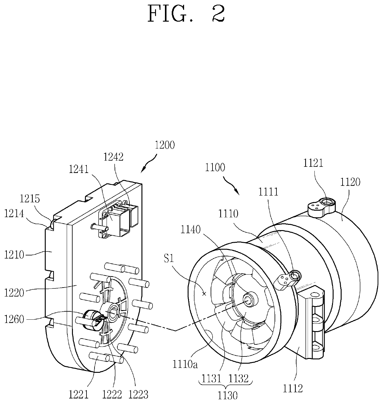 Motor-operated compressor