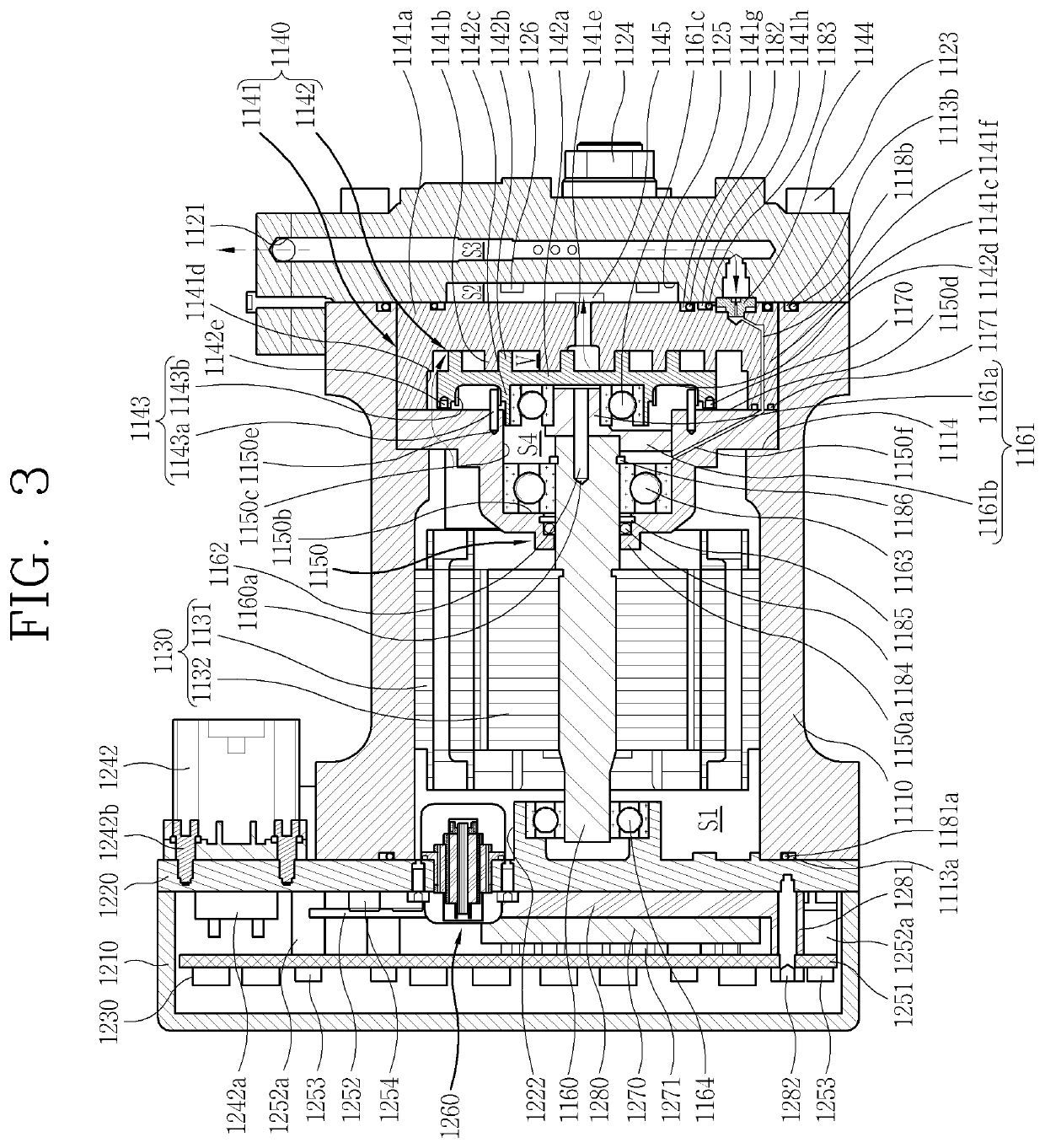 Motor-operated compressor