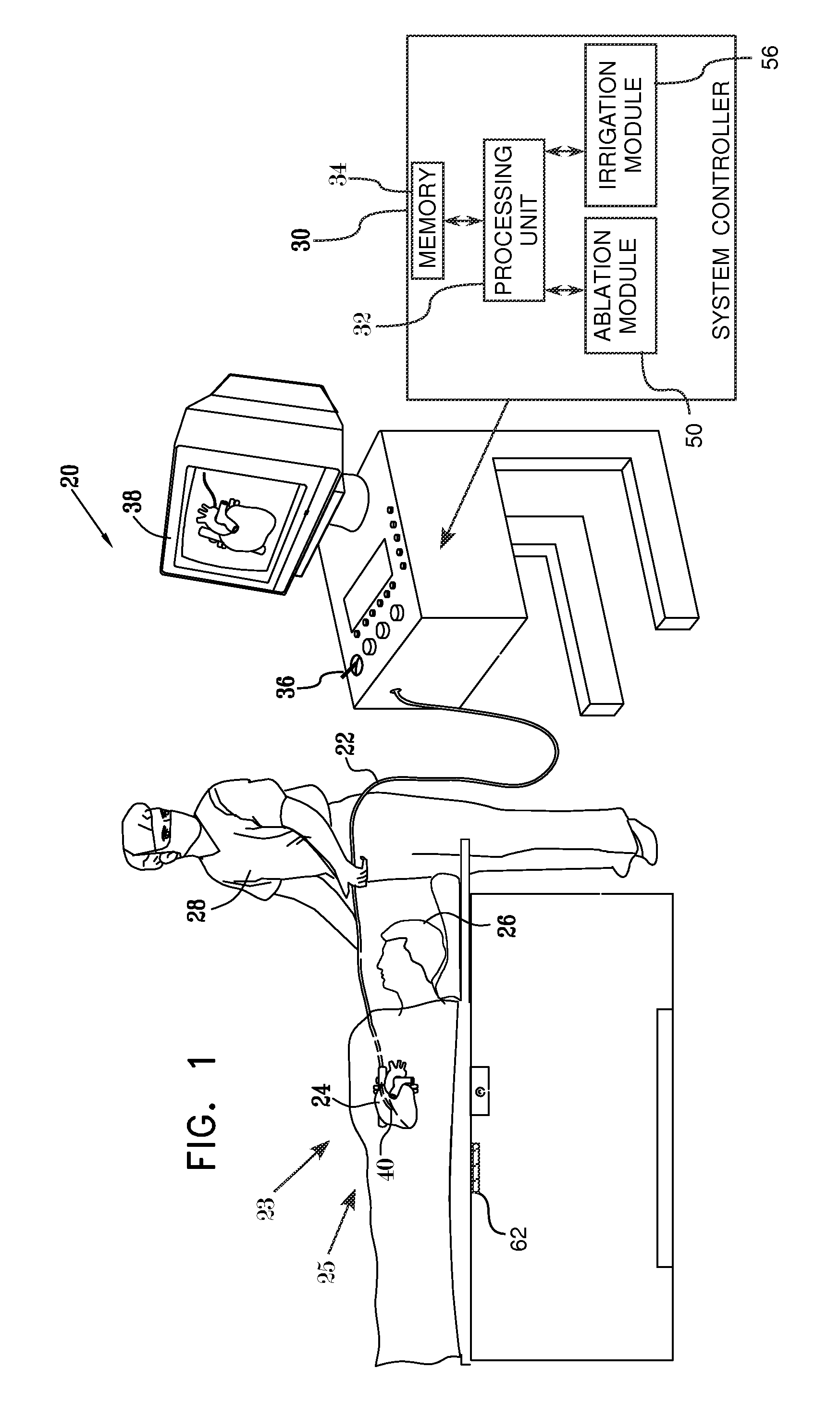 Monitoring tissue temperature while using an irrigated catheter