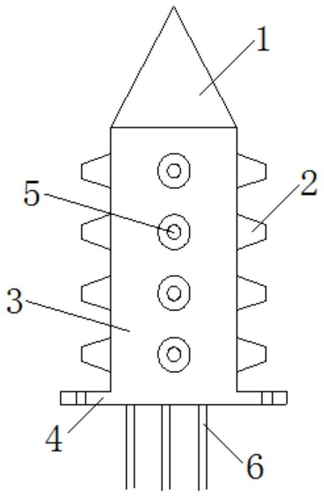 A gas sampling and anti-blocking device in goaf of coal mine