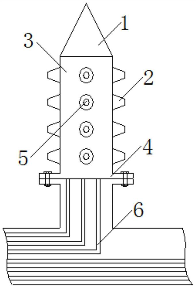 A gas sampling and anti-blocking device in goaf of coal mine