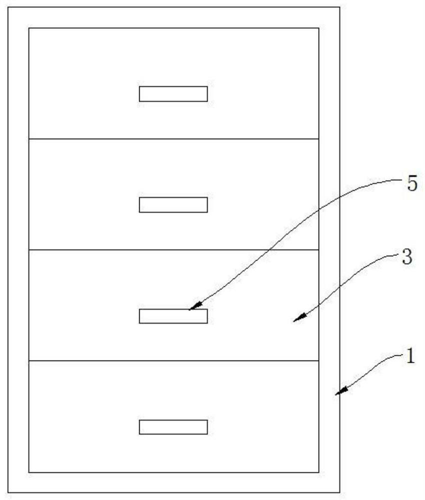 Storage device for electronic components