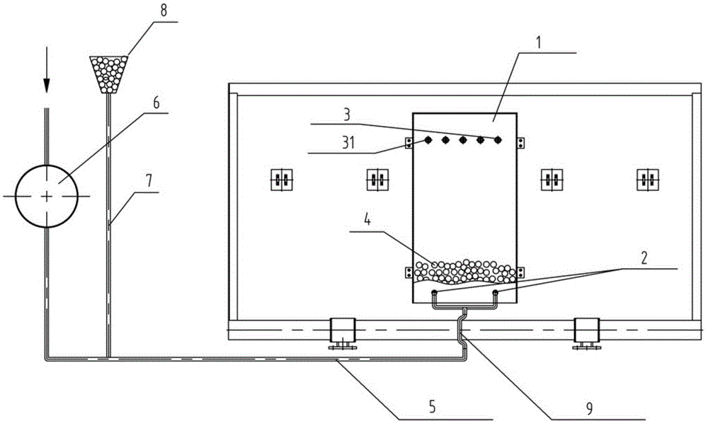 Ecologic hydraulic dam water purifying device and using method thereof