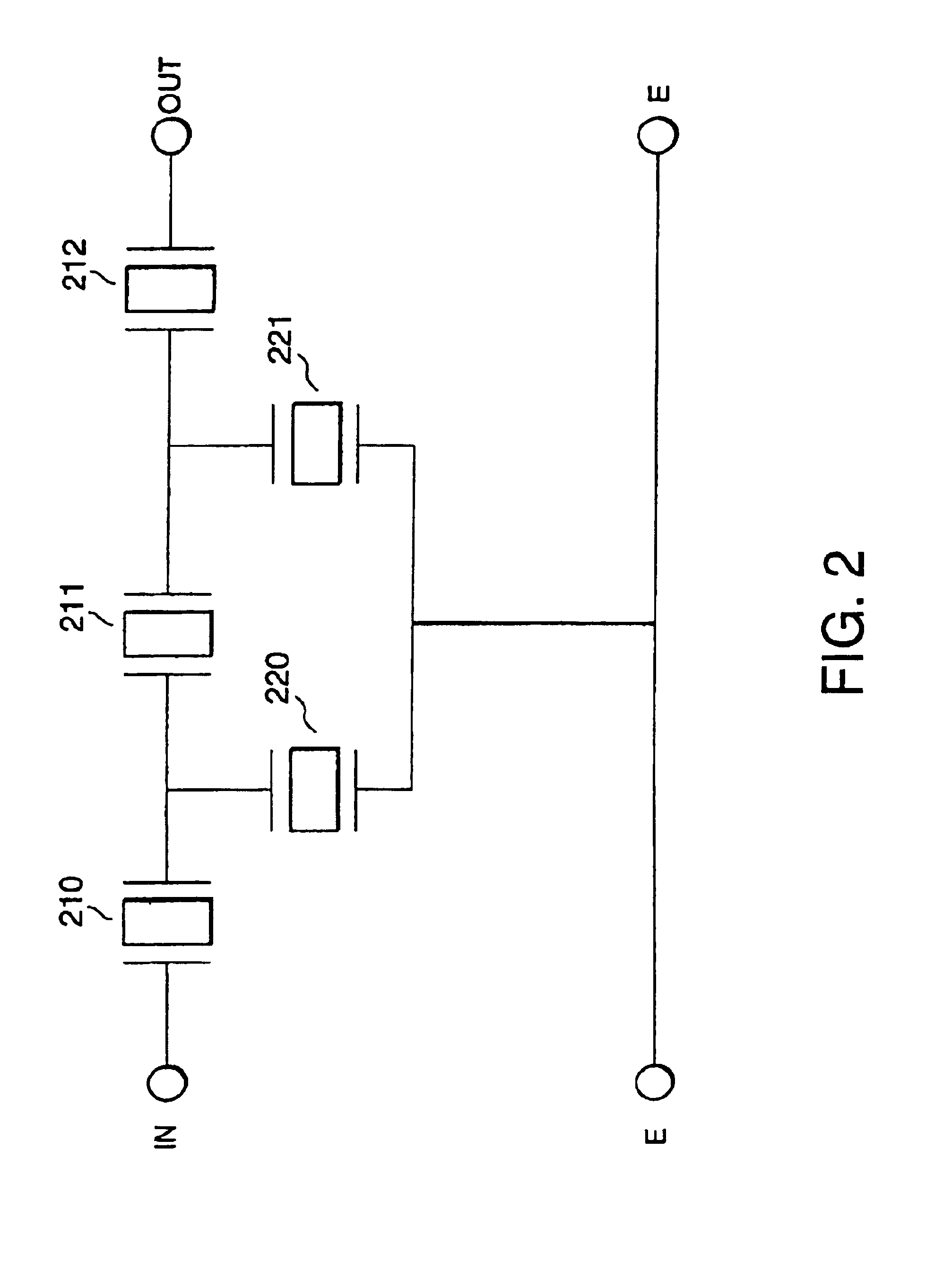 Acoustic wave branching filter having transmitting filter with optimal power handling