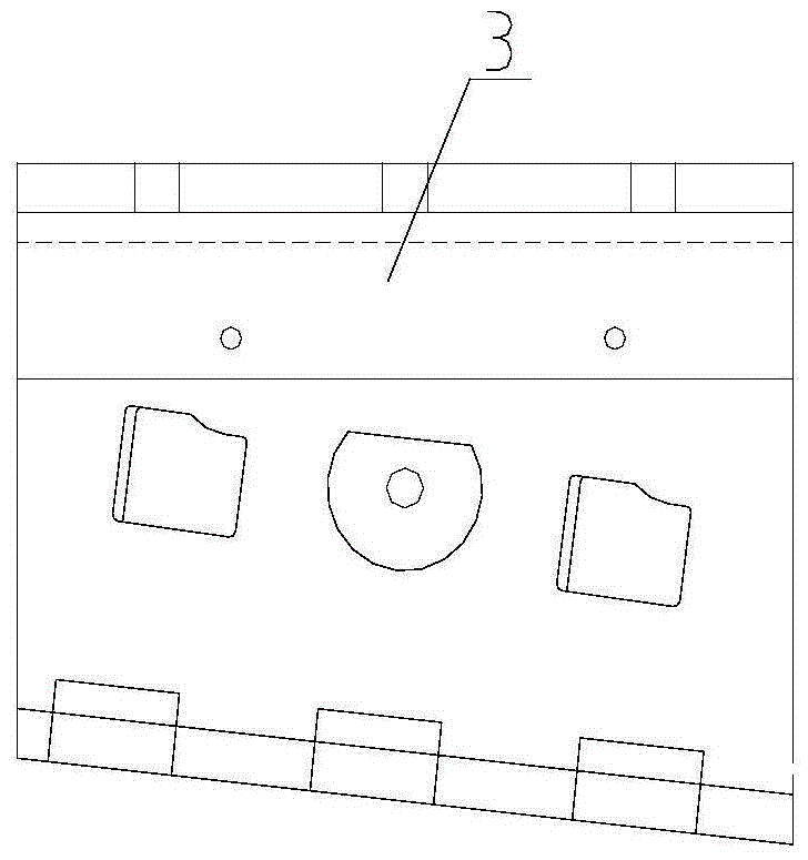 Tramcar turnout point rail heel structure