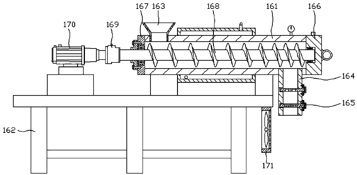 Extrusion rice noodle production method and production line