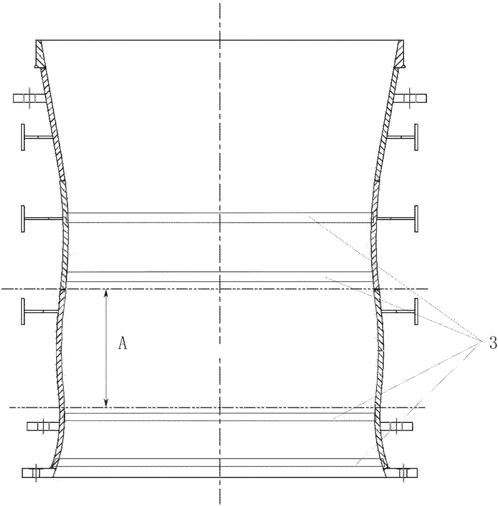 Repair process for cavitation corrosion of runner chamber of through-flow type water turbine