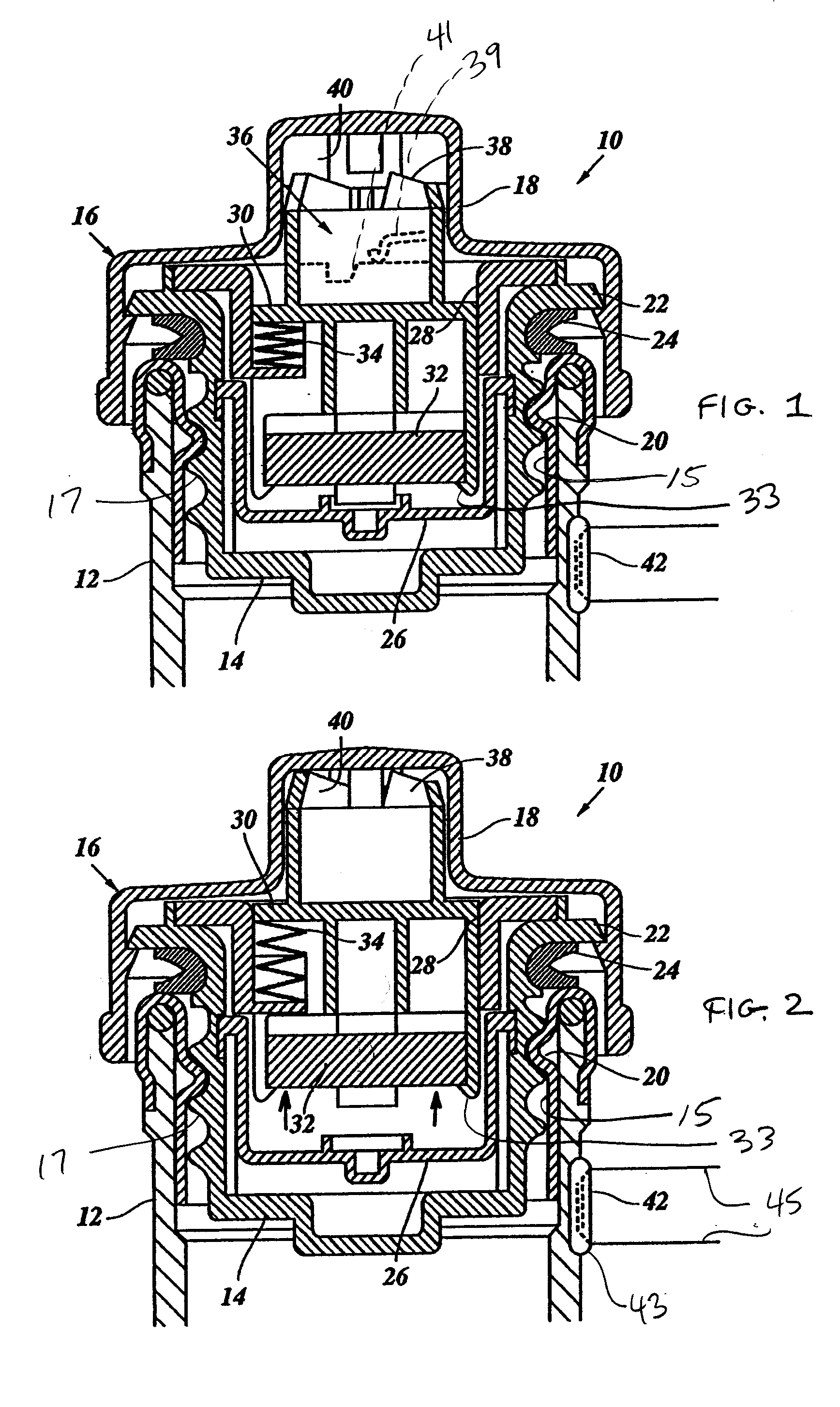 Active fuel cap sensor using magnetic impulse detection