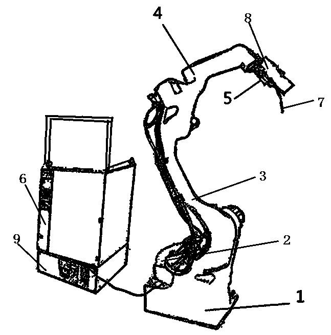 A high-precision robotic automatic welding device for grid plates and its working method