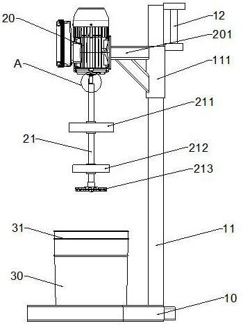 Ester-soluble polyurethane ink, preparation device and preparation method thereof