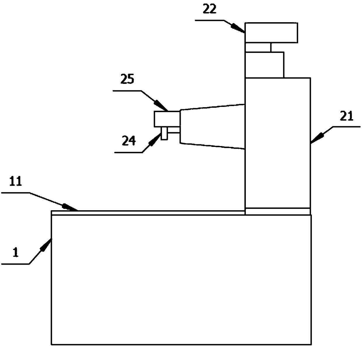 A rock wool cutting knife grinding device and grinding method thereof