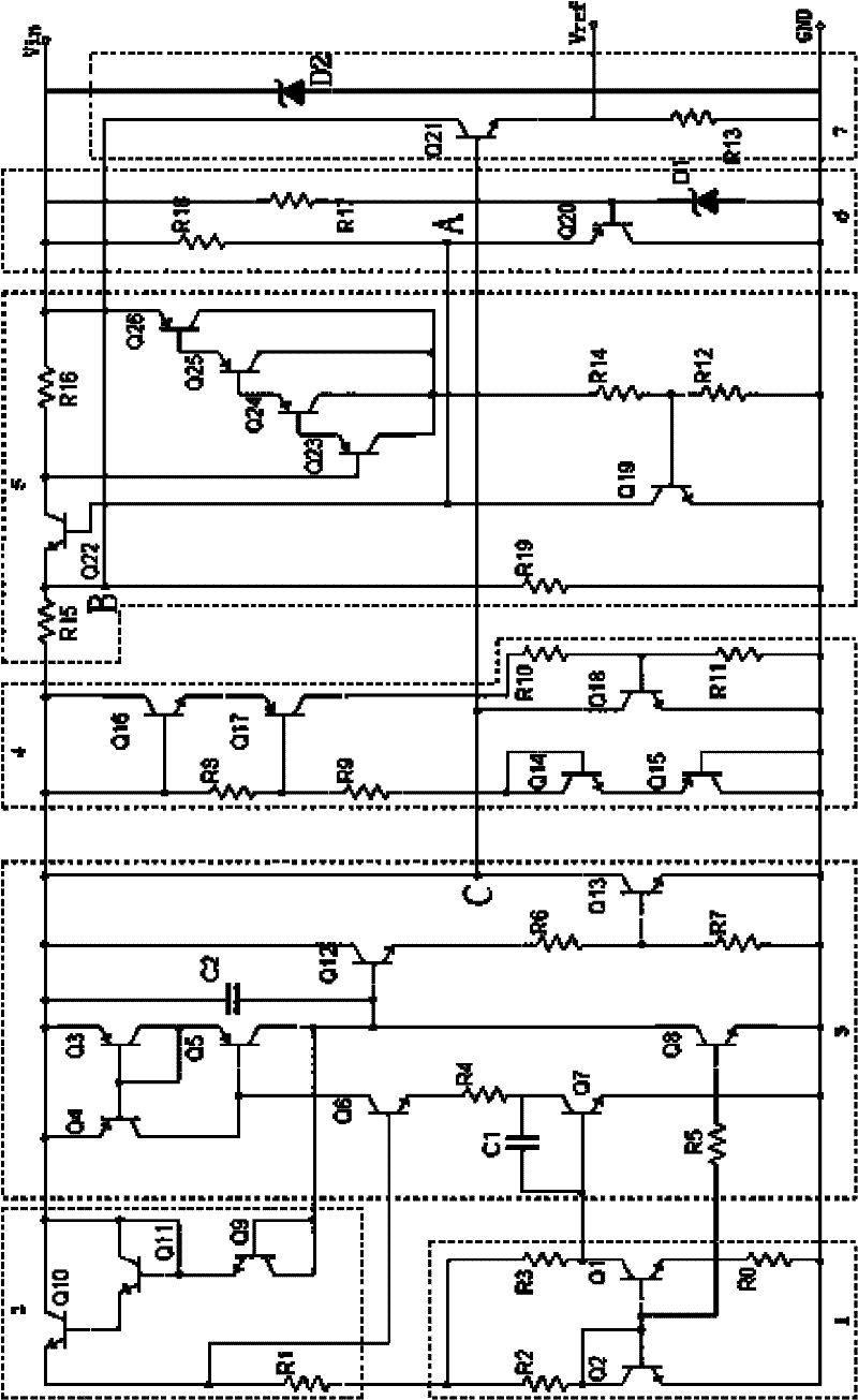 High precision and low drift integrated voltage reference source circuit