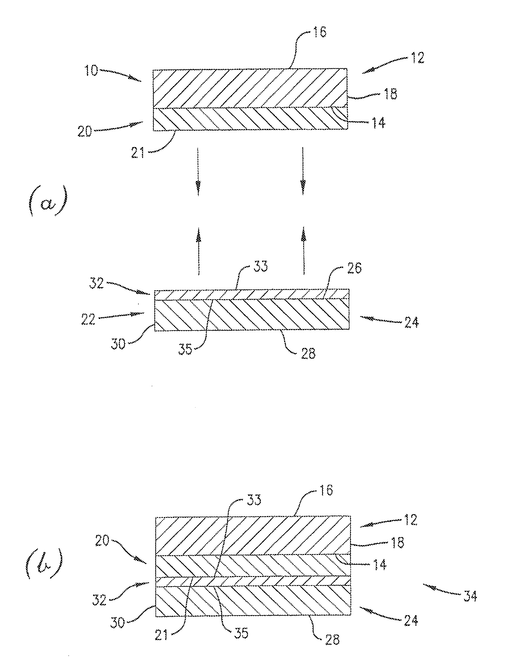 Cyclic olefin polymer compositions and polysiloxane release layers for use in temporary wafer bonding processes