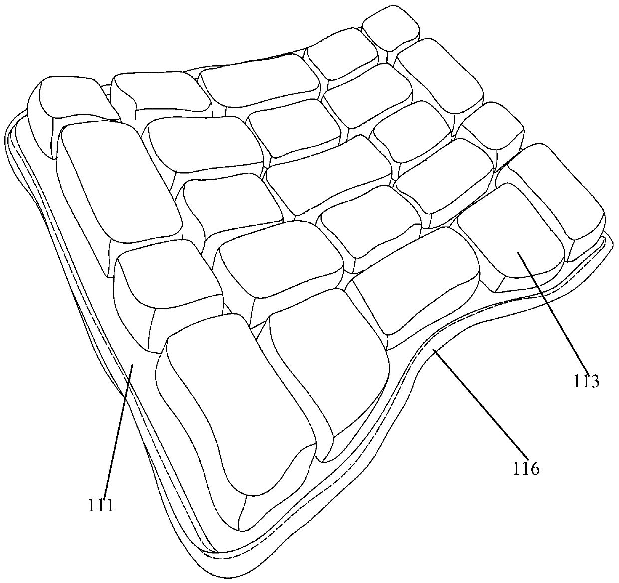 Cervical vertebra repair pillow with adjustable height