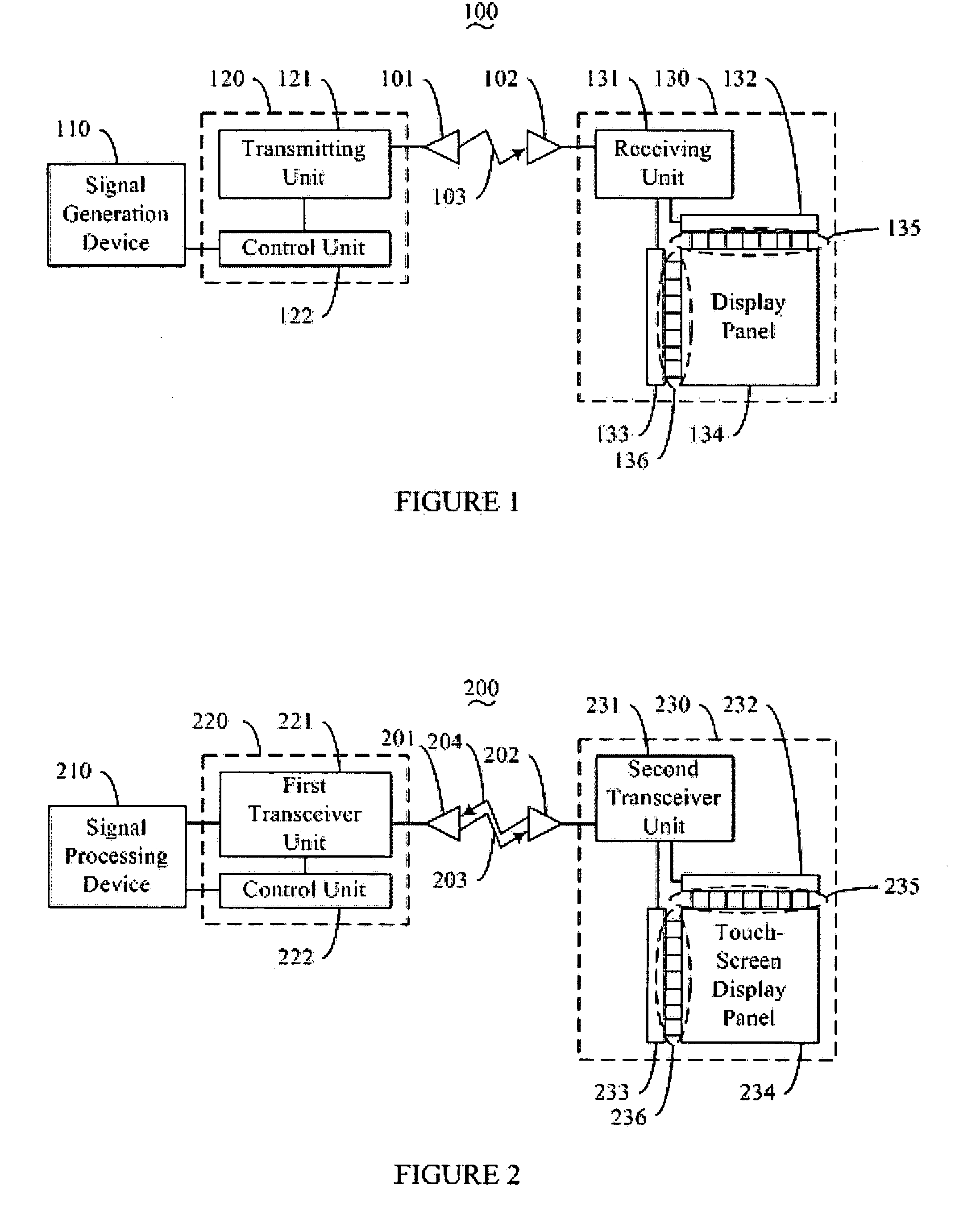 Wirelessly driven display system