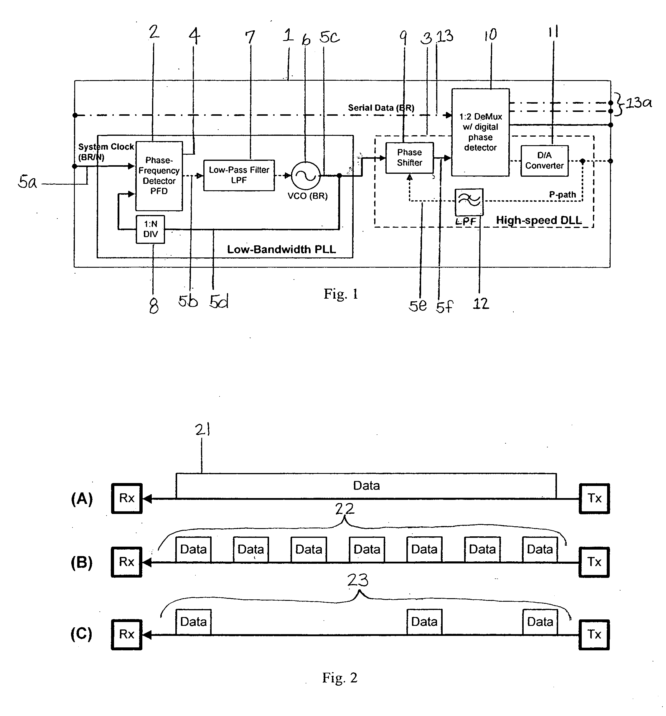 Timing circuit for data packet receiver