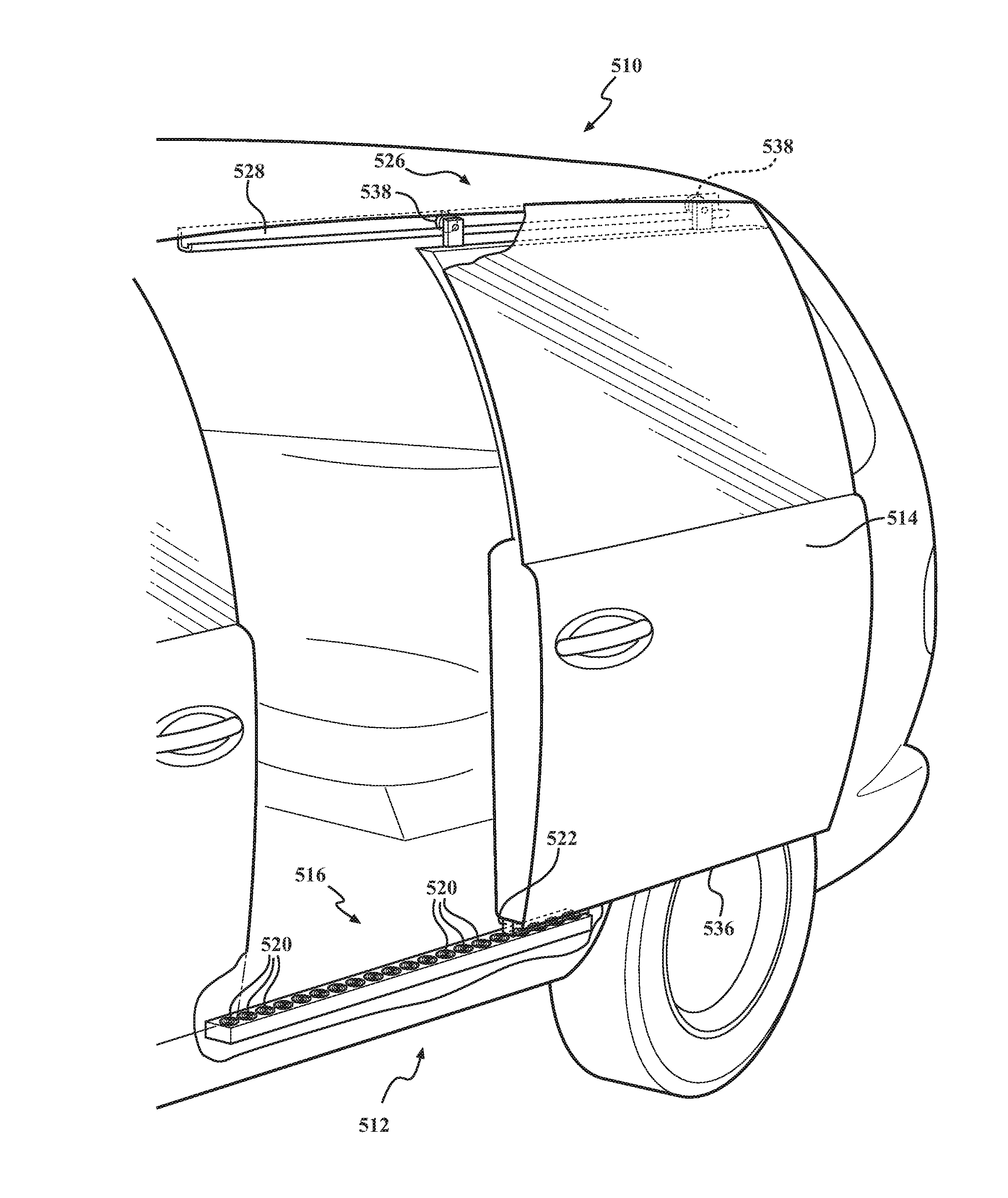 Electromagnetically driven automotive sliding door