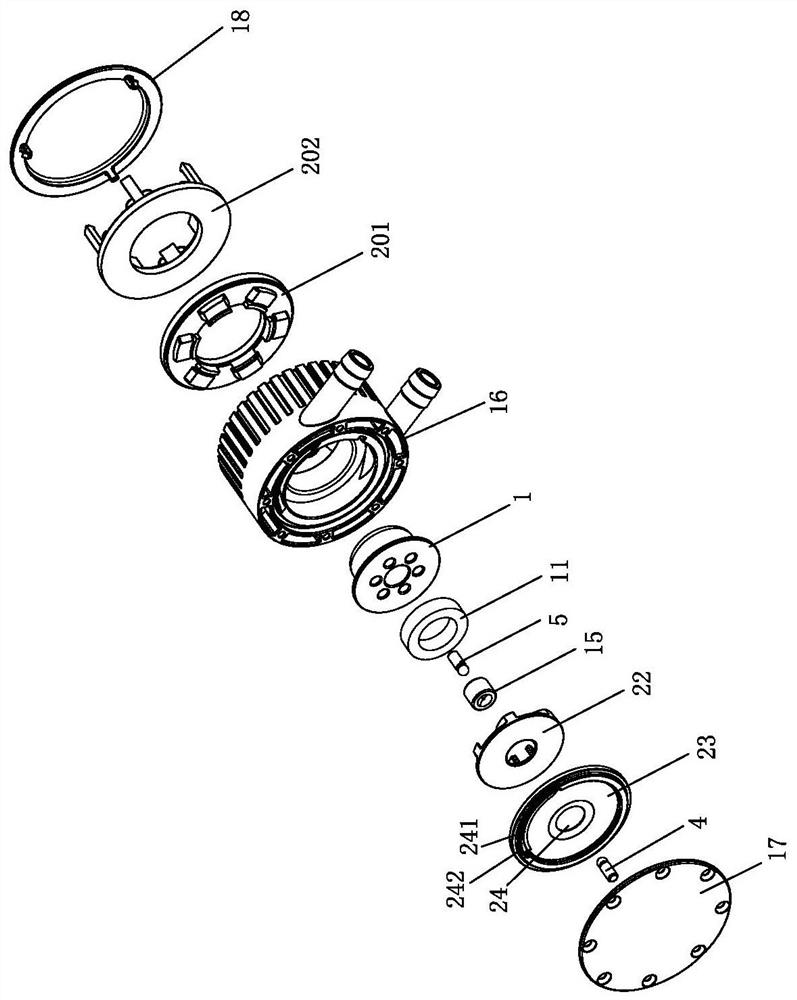 Magnetic levitation water pump