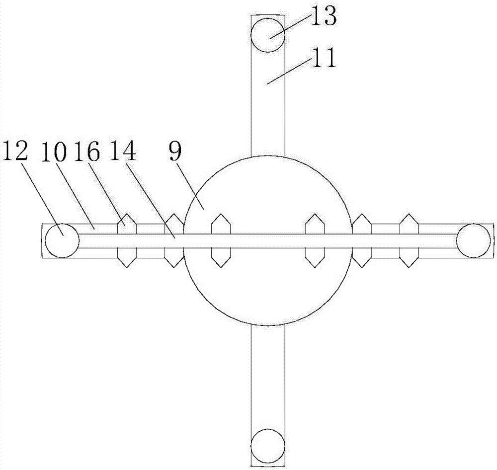 Efficient chemical raw material mixing device