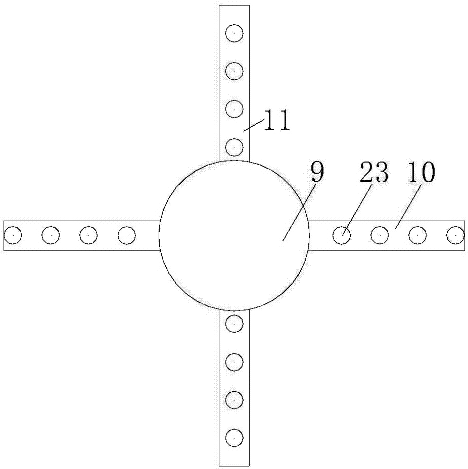 Efficient chemical raw material mixing device