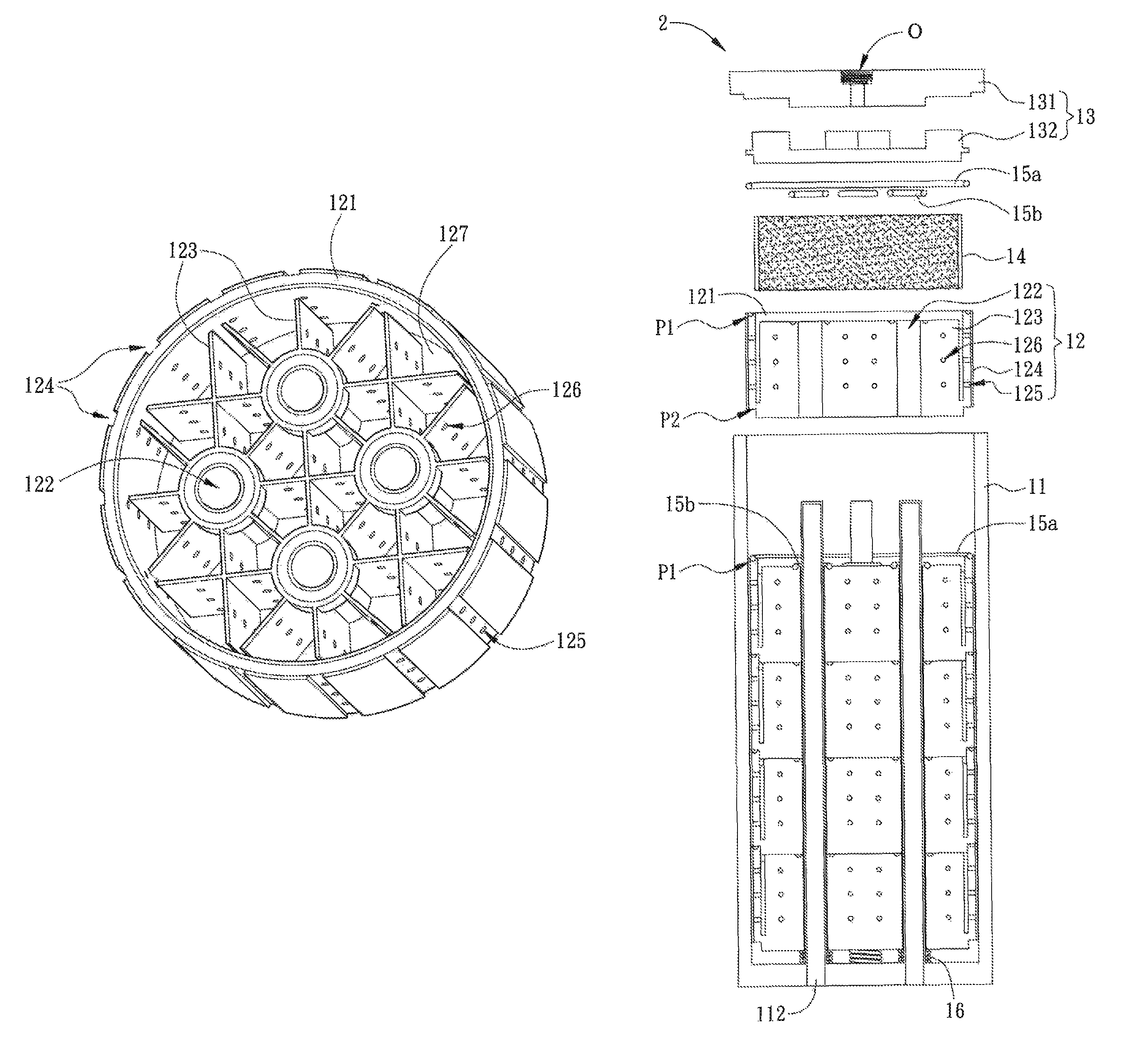 Hydrogen storage apparatus with heat-dissipating structure