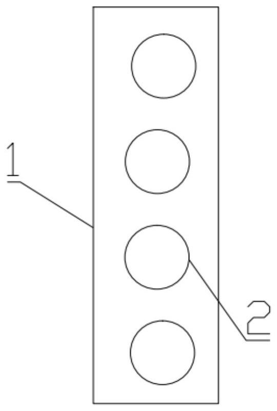 Construction method for quickly reserving air supply outlet casing pipes under arc-shaped stand