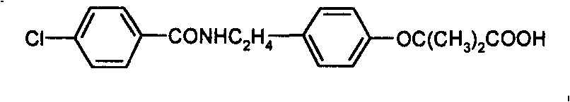 Preparation of bezafibrate