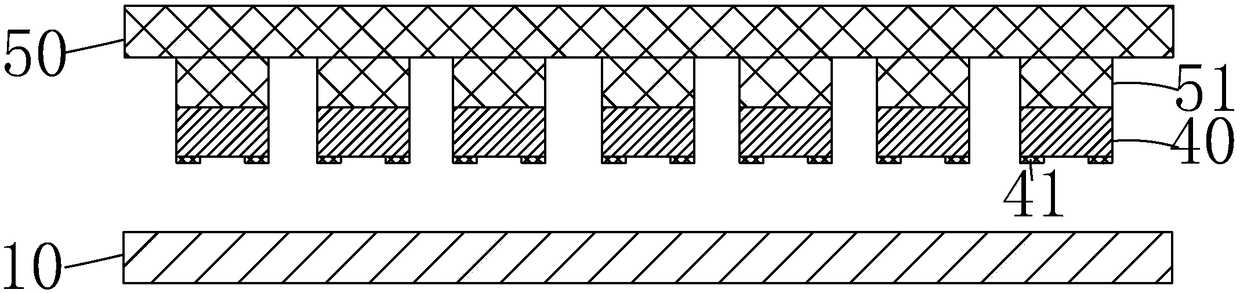 Transfer printing method of micro light emitting diode array