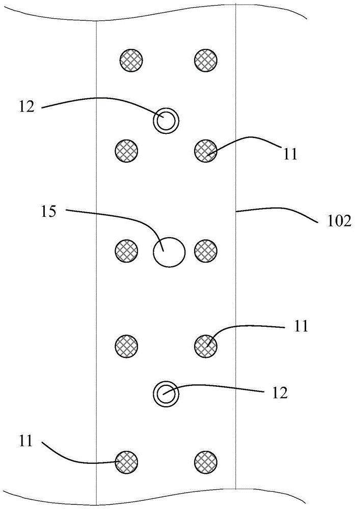 A detection method and detection structure of grouting compactness of prefabricated components