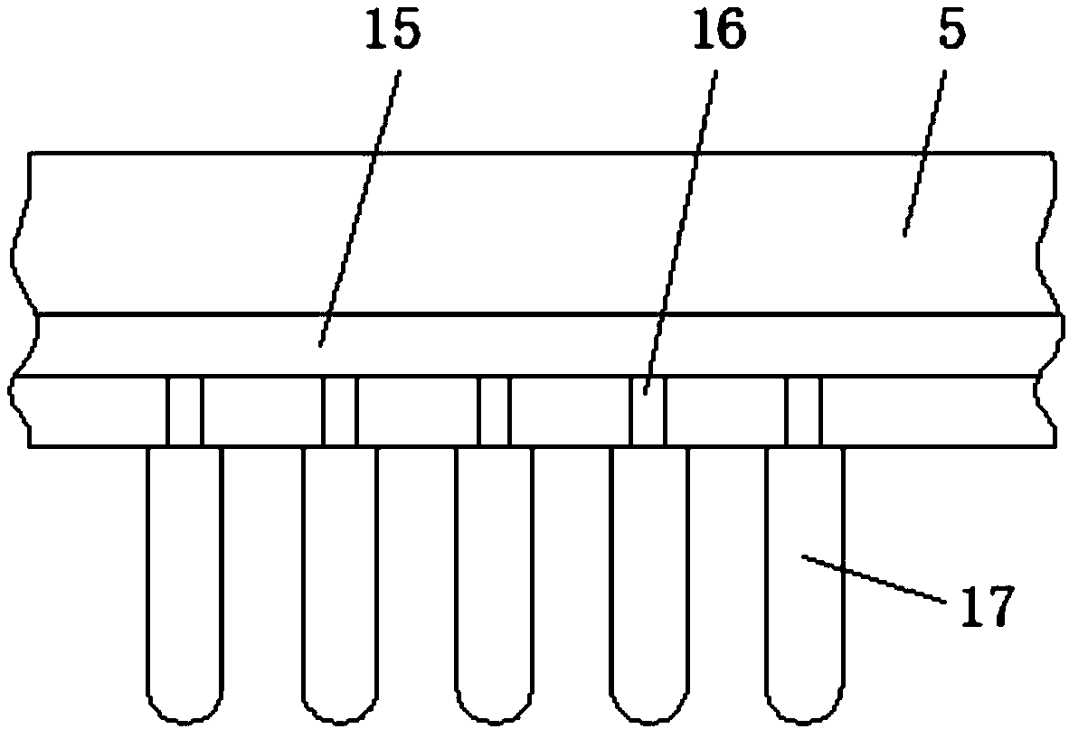 Glass plate conveying device with cleaning function