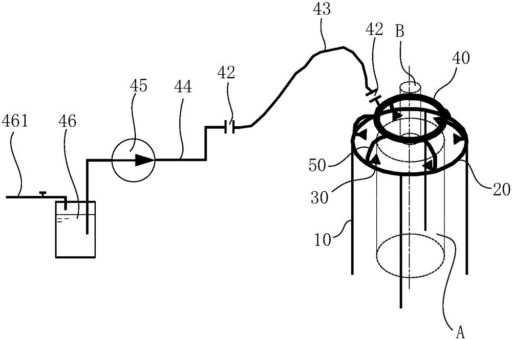 High-temperature cylindrical compression member test spray cooling system