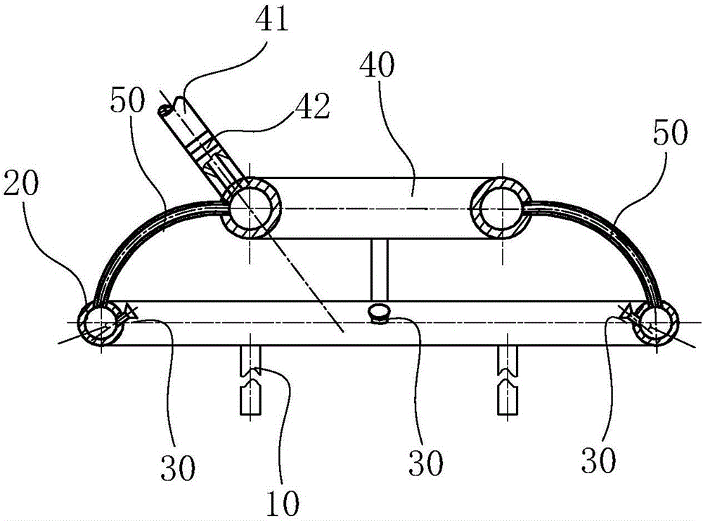 High-temperature cylindrical compression member test spray cooling system