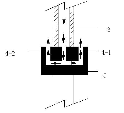 Bentonite slurry lubricated penetration rod used for piezocone penetration test