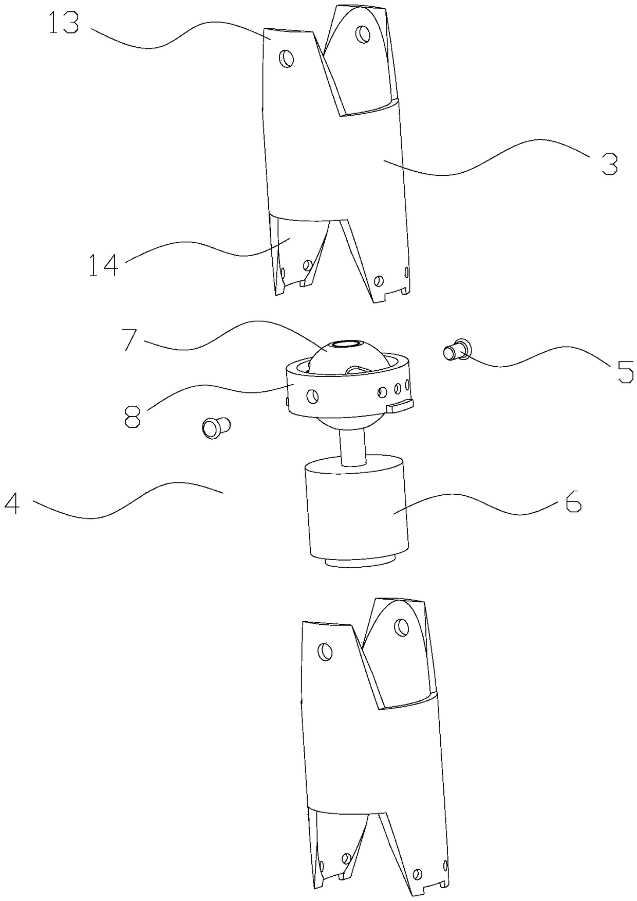 S-shaped industrial robot