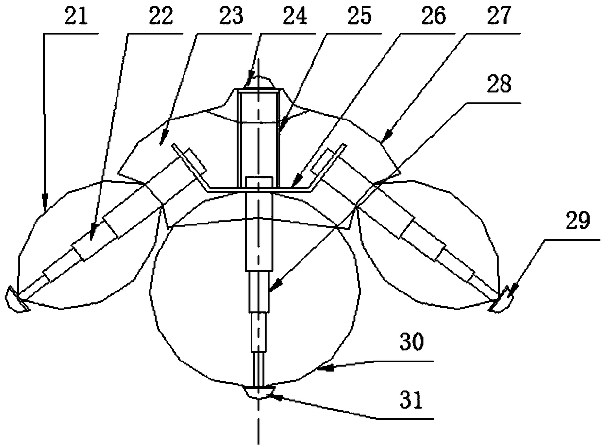 Multifunctional hanging type clothes washing device and method