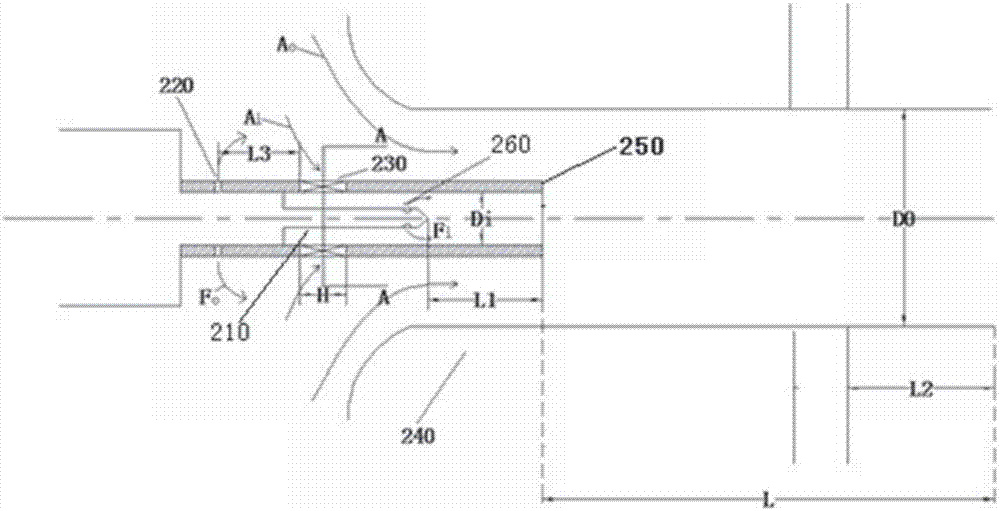 Jet nozzle of mild combustion chamber of gas turbine