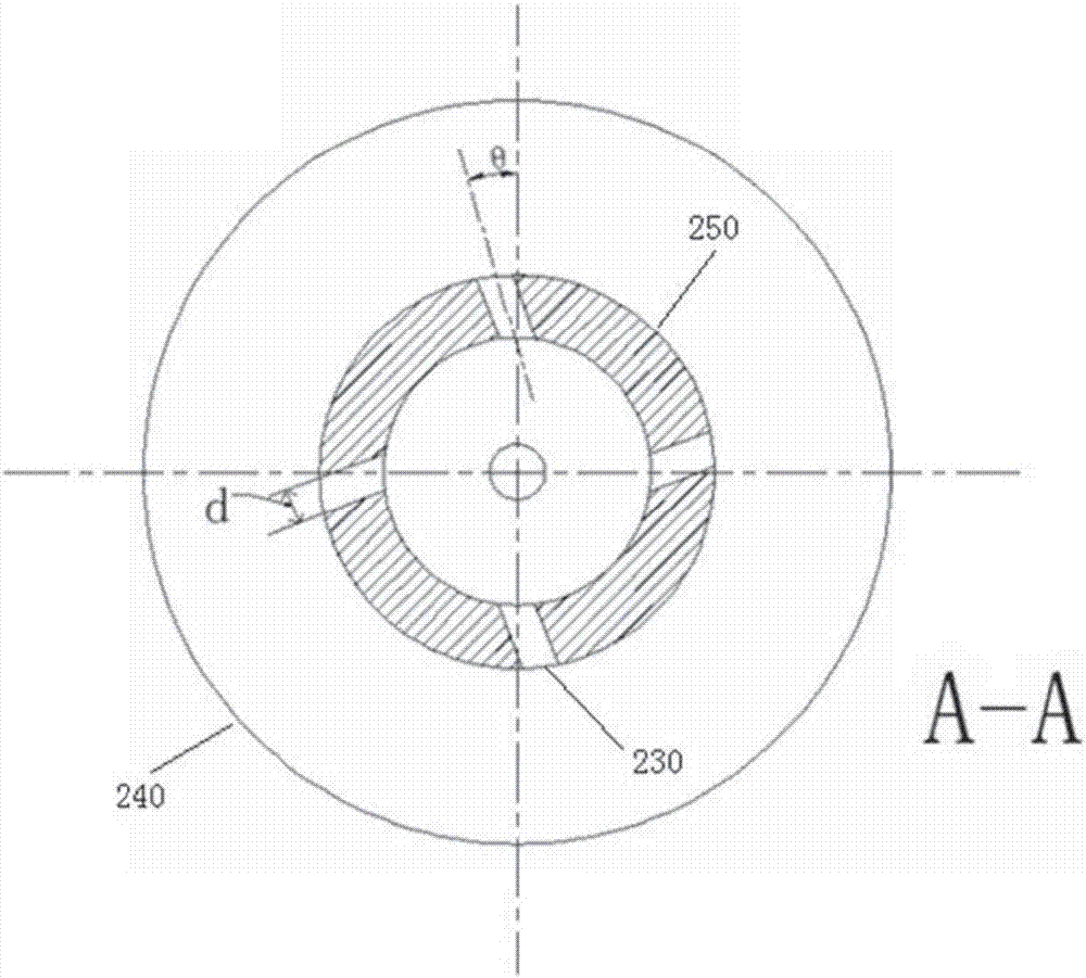 Jet nozzle of mild combustion chamber of gas turbine