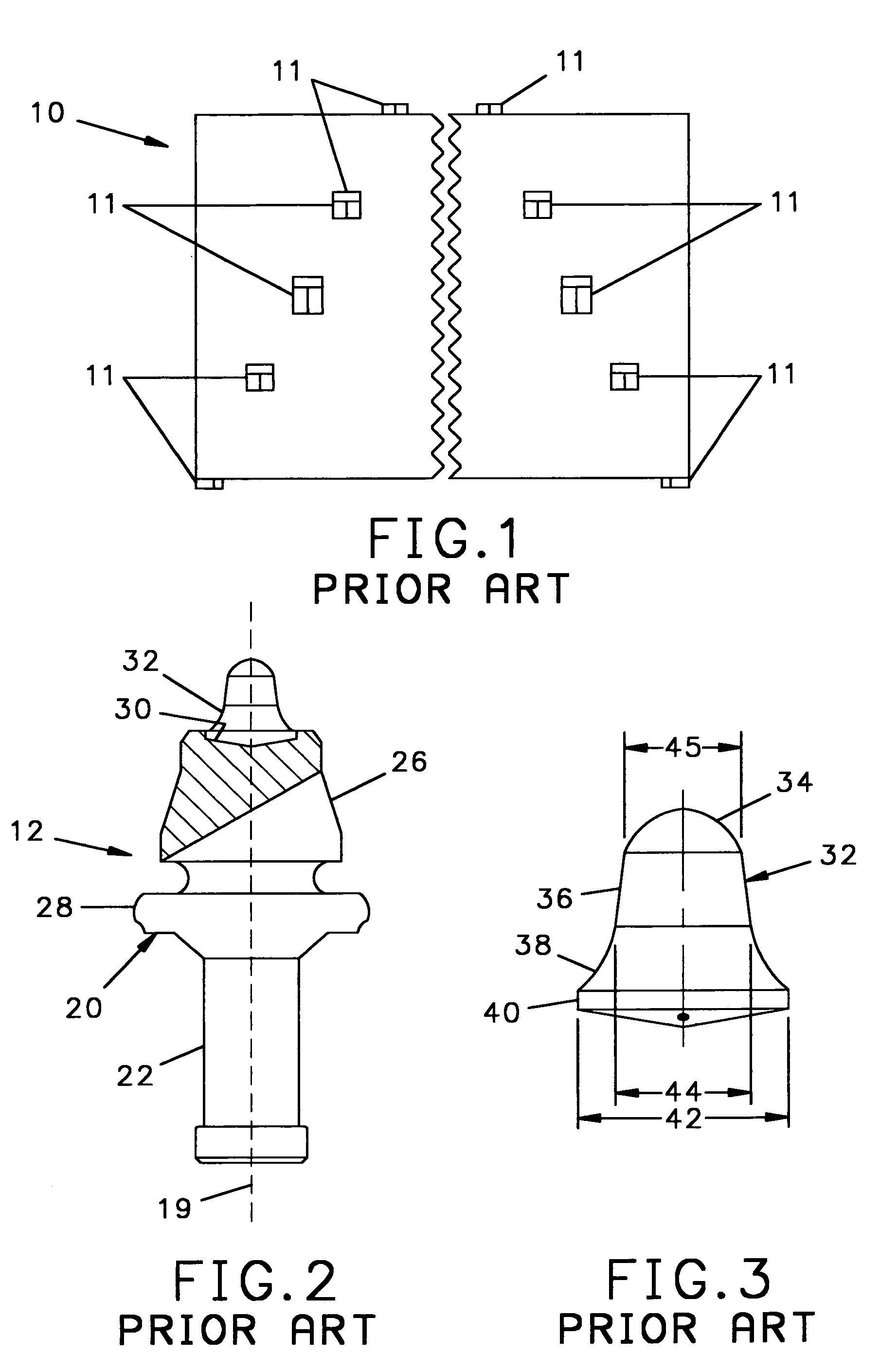 Hardened rotary cutting tip